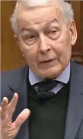  ??  ?? Leading the charge: Labour’s Frank Field
