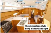  ?? ?? The decksaloon-style bring in views and light