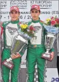  ??  ?? Mundial de karting.