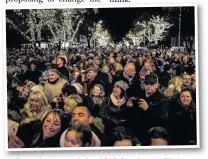  ??  ?? Crowds enjoyed the 2016 Southport Christmas Lights Switch-On