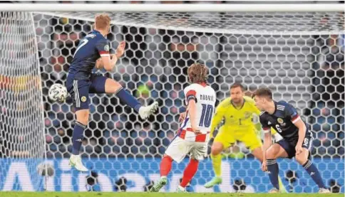  ?? // AFP ?? Modric hizo el segundo gol croata en un precioso tiro con el exterior