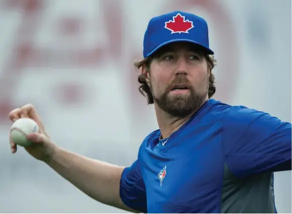  ?? RICK MADONIK/TORONTO STAR ?? “Winning always spawns good chemistry,” says Jays ace R.A. Dickey. “Hopefully we’ll be doing a lot of that and chemistry will be great.”