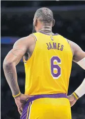  ?? ASHLEY LANDIS THE ASSOCIATED PRESS ?? LeBron James and the Lakers were eliminated Monday after being swept by the Denver Nuggets. It seems a stretch that he would allow that to be his last moment on an NBA floor, Dave Feschuk writes.