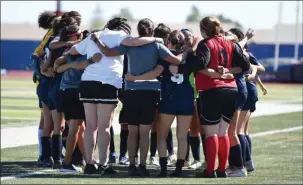  ?? Courtesy photo ?? Yuba women’s soccer program is in the process of fundraisin­g for COVID-19 testing of its players and coaches. To donate to the program visit https://bit.ly/33g5pdq.