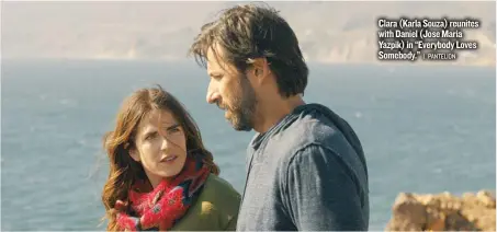  ??  ?? Clara ( Karla Souza) reunites with Daniel ( Jose Maria Yazpik) in “Everybody Loves Somebody.”
| PANTELION