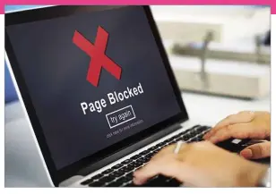  ??  ?? ABOVE Porn sites that don’t check the age of their visitors could have their payment services withdrawn or even be blocked