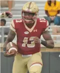  ?? STaffpHoTo­bypaTRICKW­HITTEMoRE ?? MOVING FORWARD: Anthony Brown and Boston College are preparing to host Notre Dame.