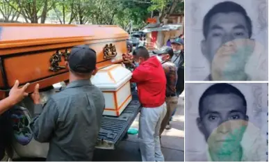  ?? ?? LUTO. Los familiares reclamaron en la morgue los cuerpos de Bacilio y Modesto Hernández.