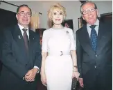  ??  ?? Jean de Peyrecave, Lila Milla y Osmond Maduro.