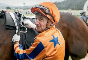  ??  ?? Opie Bosson and Heroic Valour had to settle for second in the Gold Coast Guineas.