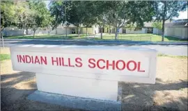  ?? Kurt Miller Associated Press ?? OFFICIALS say the Jurupa Valley school attended by the child is perfectly safe. A second child thought to have been affected does not have Hansen’s disease.