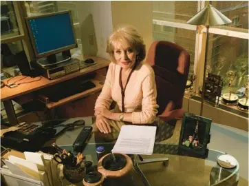  ?? RICHARD PERRY/THE NEW YORK TIMES 2008 ?? Barbara Walters was the first female anchor of a network evening news show.