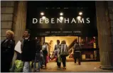  ??  ?? Store giant Debenhams is looking for new staff in the run-up to Christmas