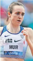  ?? ?? In the running Olympic silver medalist Laura Muir