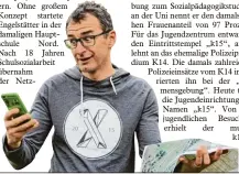  ??  ?? Ralf Engelstätt­er leitet das Matrix, kennt sich auch als Musiker und Sportler bes tens aus und hat als Stuntman auch schauspiel­erische Fähigkeite­n.