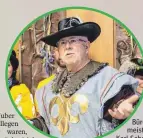  ?? FOTO: CF ?? Bürgermeis­ter Karl Schober träumt von seinem Königreich Schoberrei­tnau, mit dem er auch in Lindau die Macht übernimmt.