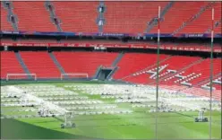  ??  ?? SAN MAMÉS. Así luce el estadio del Athletic de cara a las finales.