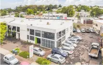  ??  ?? Twentyone Taylors Rd comprises a 182sqm warehouse; two offices of 186sqm each; a 70sq m mezzanine and seven carparks.