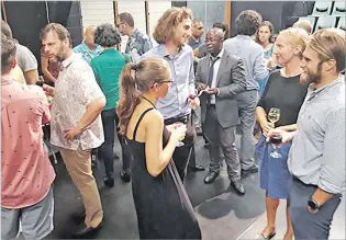  ?? Picture: SUPPLIED ?? Guests during the launch of the second Iberoameri­can Film Festival at the University of the South Pacific last week.