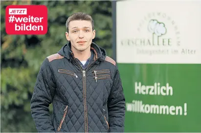  ??  ?? Florian Brauchart steigt erfolgreic­h in den Pflegebere­ich ein.