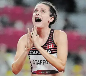  ?? FRANK GUNN THE CANADIAN PRESS FILE PHOTO ?? Lucia Stafford crushed the Canadian indoor record in the 1,000 metres last week, and is aiming for another solid result at the New Balance Indoor Grand Prix on Saturday in Boston.