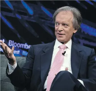  ?? MISHA FRIEDMAN/BLOOMBERG FILES ?? The newsletter­s of outspoken fund managers like Bill Gross, the (former) king of bonds, above, are sources of fertile territory for non-consensus views, says Tom Bradley.
