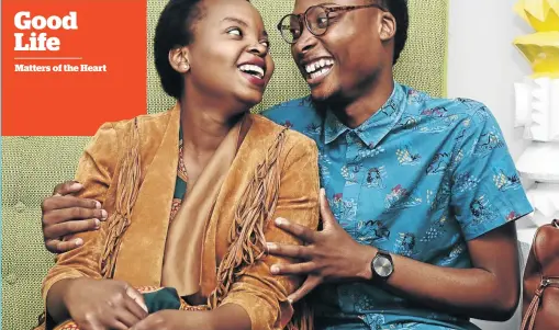  ?? / MDUDUZI NDZINGI ?? Zwelethu Mambane and Nkateko Macina are a couple that believes in no particular conformity.