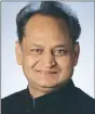  ??  ?? Ashok Gehlot