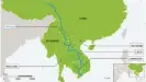  ??  ?? The Mekong River begins in China's Tibetan Plateau and runs through Myanmar, Laos, Thailand and Cambodia before exiting in Vietnam's delta region