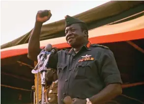  ??  ?? Général Idi Amin Dada : autoportra­it (1974)