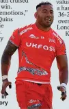  ??  ?? TUILAGI: Scored try in Sale’s victory