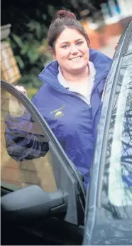  ?? Your generosity helps fund Queenscour­t at Home, so why not become a volunteer collector like Tony, pictured with his collection boxes? ??