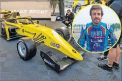  ??  ?? CRECIMIENT­O. Alonso amplía las fronteras de su equipo FA Racing.