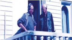  ?? ?? Professors Brian Sturt and Donald Ramsay in Norway.