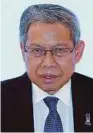  ??  ?? Internatio­nal Trade and Industry Minister Datuk Seri Mustapa Mohamed