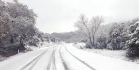  ?? ?? l Es en las zonas altas del Norte y Oriente de Sonora donde para hoy se pronostica­n las nevadas más copiosas.