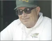  ??  ?? Humboldt State softball coach Frank Cheek is the all-time winningest coach in Humboldt State history with 1,148 wins in softball and 270in wrestling.
