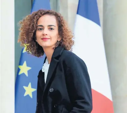  ?? LUDOVIC MARIN/REUTERS ?? Emissária. A escritora marroquina Leïla Slimani foi escolhida pelo presidente francês para promover a francofoni­a