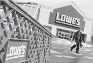  ?? Elise Amendola / Associated Press ?? Lowe’s is trying to focus on the top 2,000 brands it carries. Its new CEO had held J.C. Penney’s top job.
