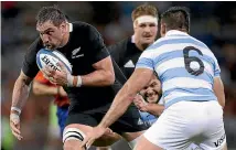  ?? GETTY IMAGES ?? Sam Whitelock is one of a few candidates to captain the All Blacks this year with Sam Cane out injured.