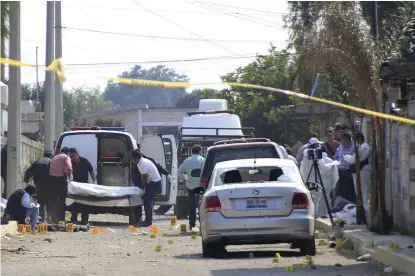  ?? ANDRÉS LOBATO ?? El pasado lunes murieron cuatro personas en Tlaltenang­o.