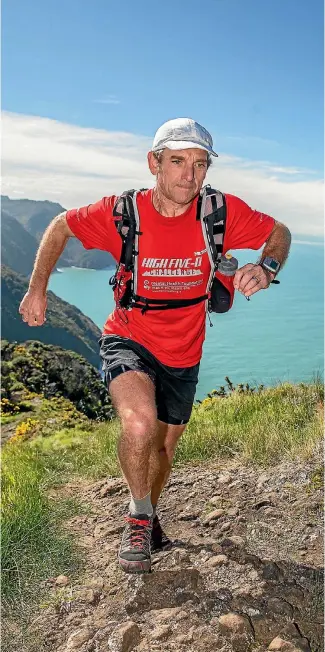  ??  ?? Malcolm Law ran 50 mountain marathons in 50 days to raise money for the Mental Health Foundation.