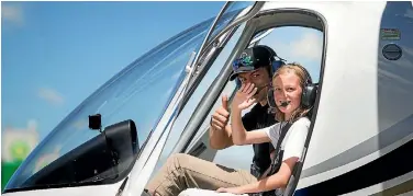  ?? PHOTO: FAIRFAX NZ ?? Richie Mccaw, of Christchur­ch Helicopter­s, took 11-year-old Stevie Dineen on a special flight.