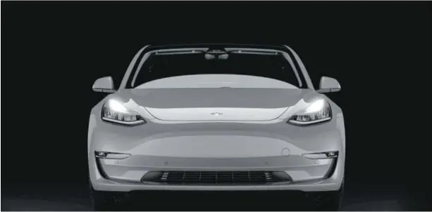  ?? BILD: SN/TESLA ?? Das Tesla Model 3 kostet seit Jahresbegi­nn um satte 12.400 Euro weniger als bisher.