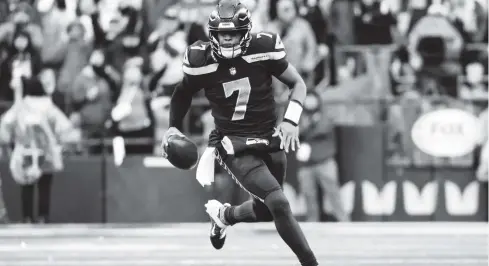  ?? FOTO: AFP ?? Geno Smith tuvo una destaca actuación en el ProBowl Games 2023 en Las Vegas.