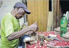  ?? Photo: Oupa Nkosi ?? Sought-after skills: Adriaan Ncube works on a furniture order at the Pennyville Industrial Park in Johannesbu­rg.