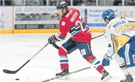  ??  ?? Stars could be boosted by the return of Johan Andersson for the double-header with Guildford. Derek Black.