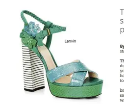  ??  ?? Lanvin