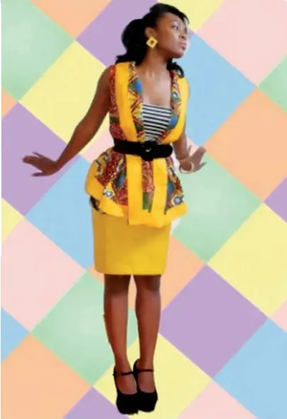 slim fit dress slacks Nigeria People” African Dress / Tunic Contemporary African Fashion x Art –  Aṣọ main image 0