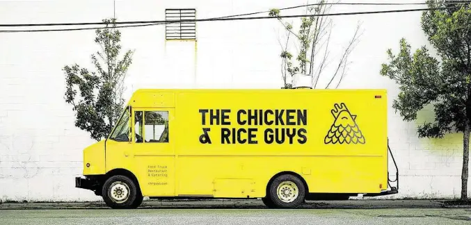  ?? Courtesy ?? The Chicken and Rice Guys restaurant from Boston is a tenant at one of NextSeed’s pop-up up spaces and is considerin­g a more permanent location in Houston.